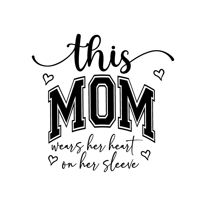 Personalized “This ____ Wears Her Heart on Her Sleeve” Hoodie