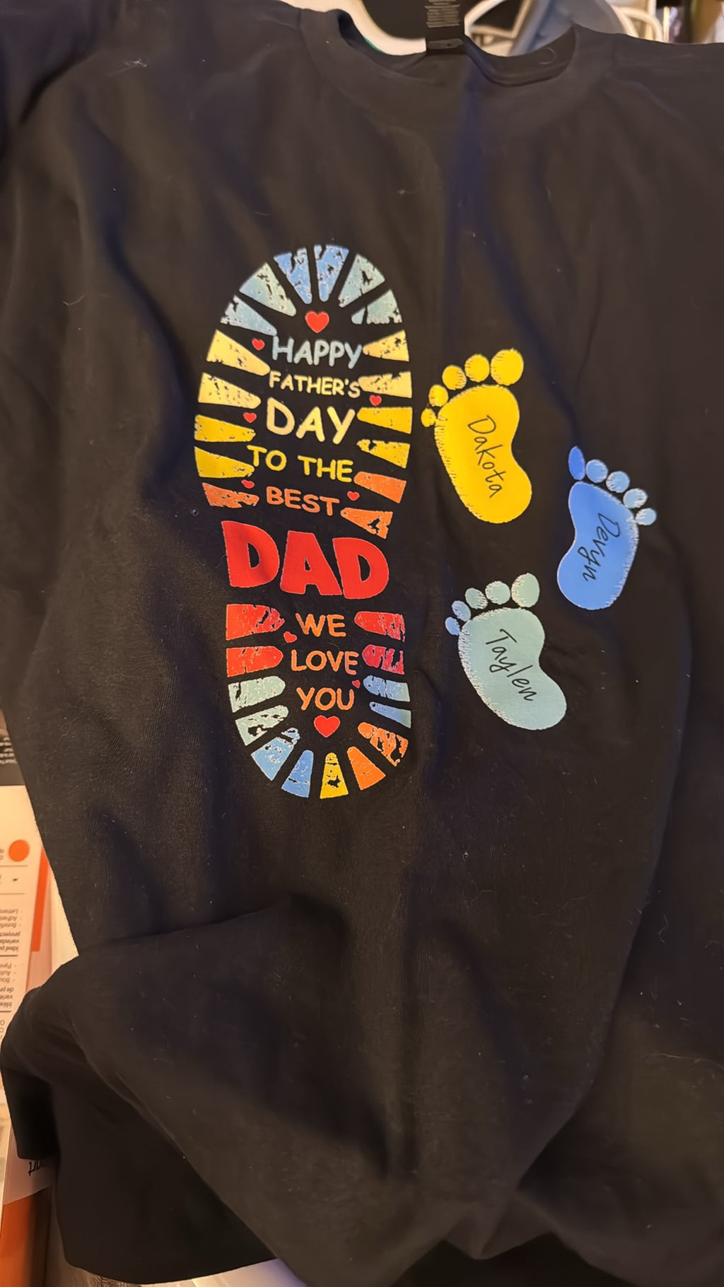 Personalized Father's Day T-Shirt